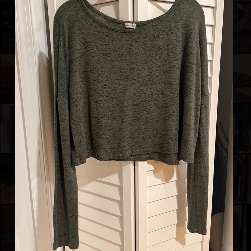 Garage SOFT Long sleeve Shirt — “oh so SOFT”—Army Green